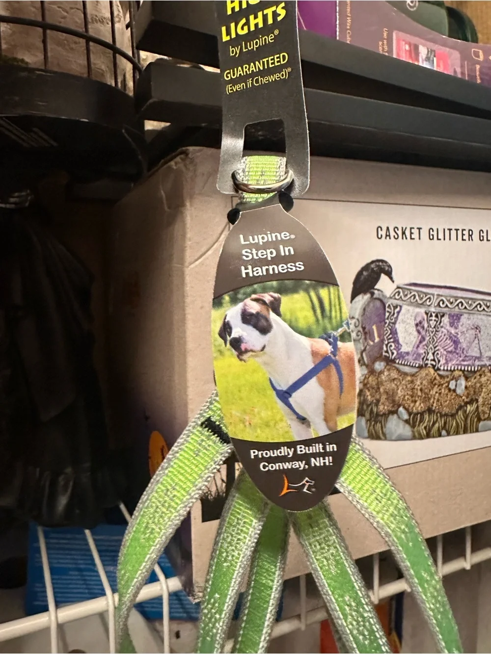 1 Reflective Lupine Dog Harness And 1 Top Paw Collar Bundle